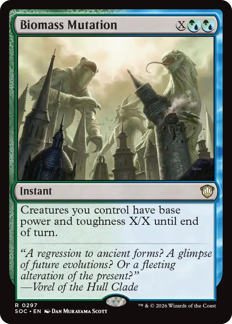 Image for Biomass Mutation (297) (Secrets of Strixhaven) - Magic: The Gathering