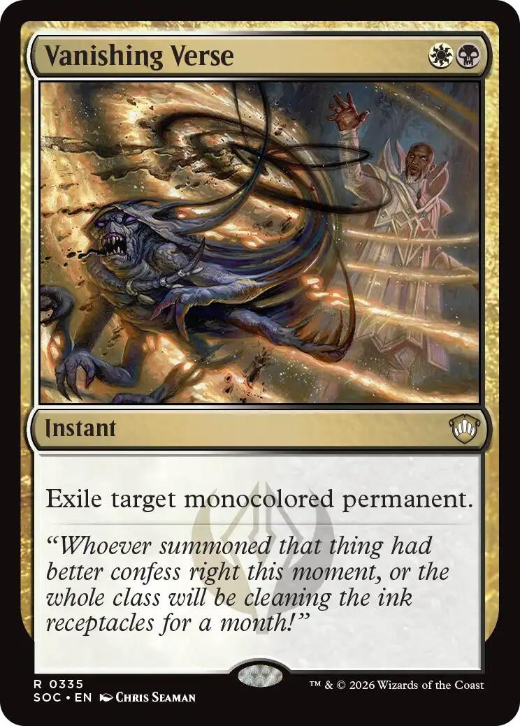 Image for Vanishing Verse (335) (Secrets of Strixhaven) - Magic: The Gathering