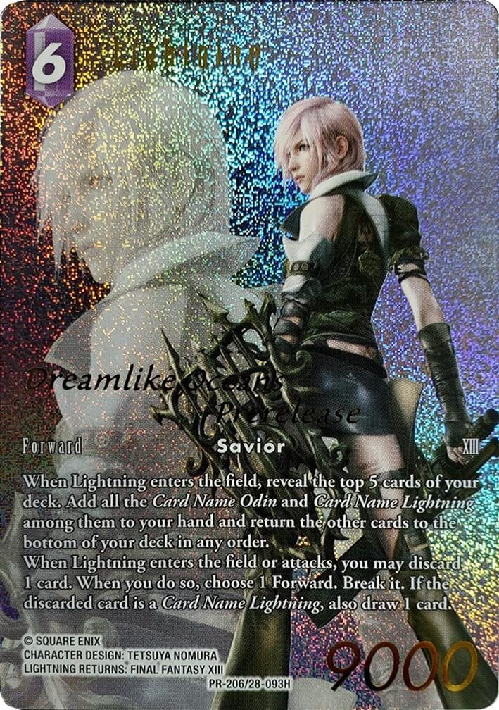 Image for Lightning (Prerelease Promo) (PR-206/28-093H) (PR-206/28-093H) (FF: Promo Cards) (PR) - Final Fantasy TCG