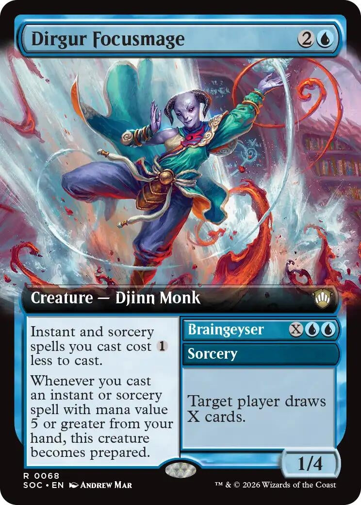 Image for Dirgur Focusmage (Extended Art) (68) (Secrets of Strixhaven) - Magic: The Gathering