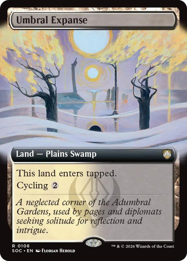 Image for Umbral Expanse (Extended Art) (108) (Secrets of Strixhaven) - Magic: The Gathering
