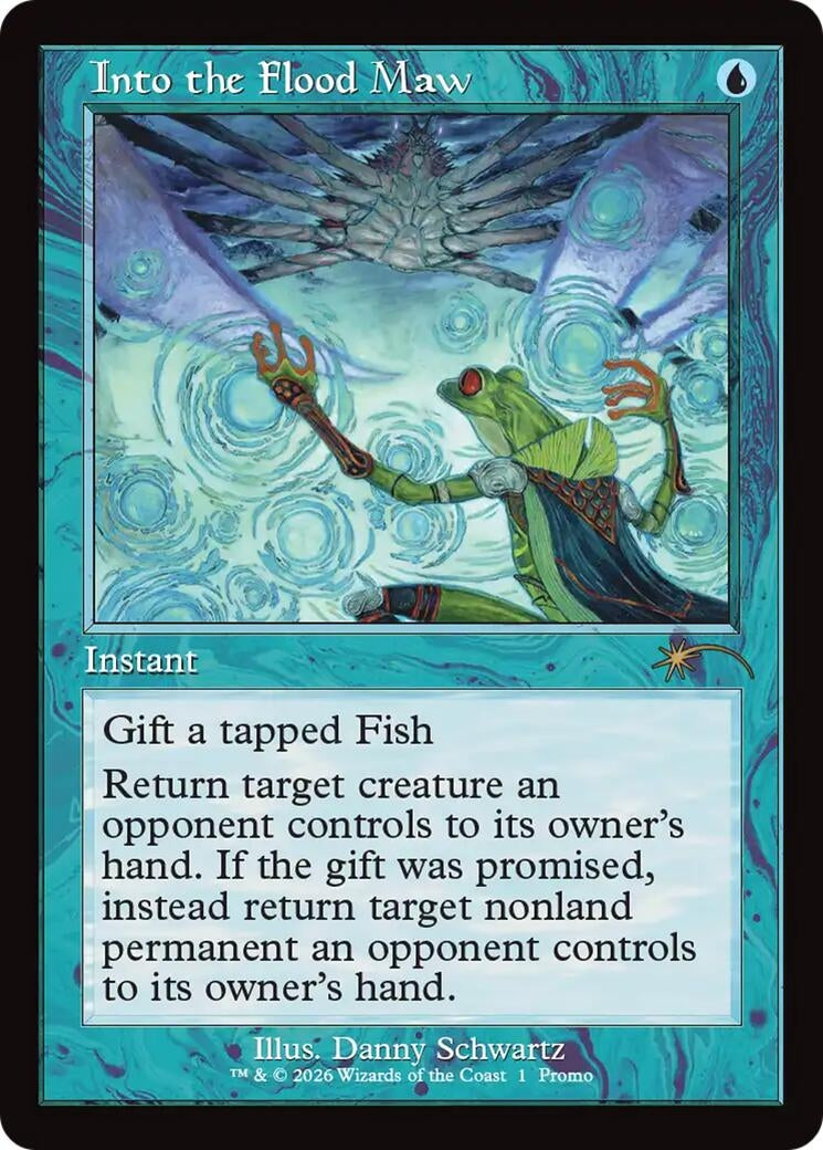 Image for Into the Flood Maw (Retro Frame) (1) (WPN & Gateway Promos) (WPN) - Magic: The Gathering