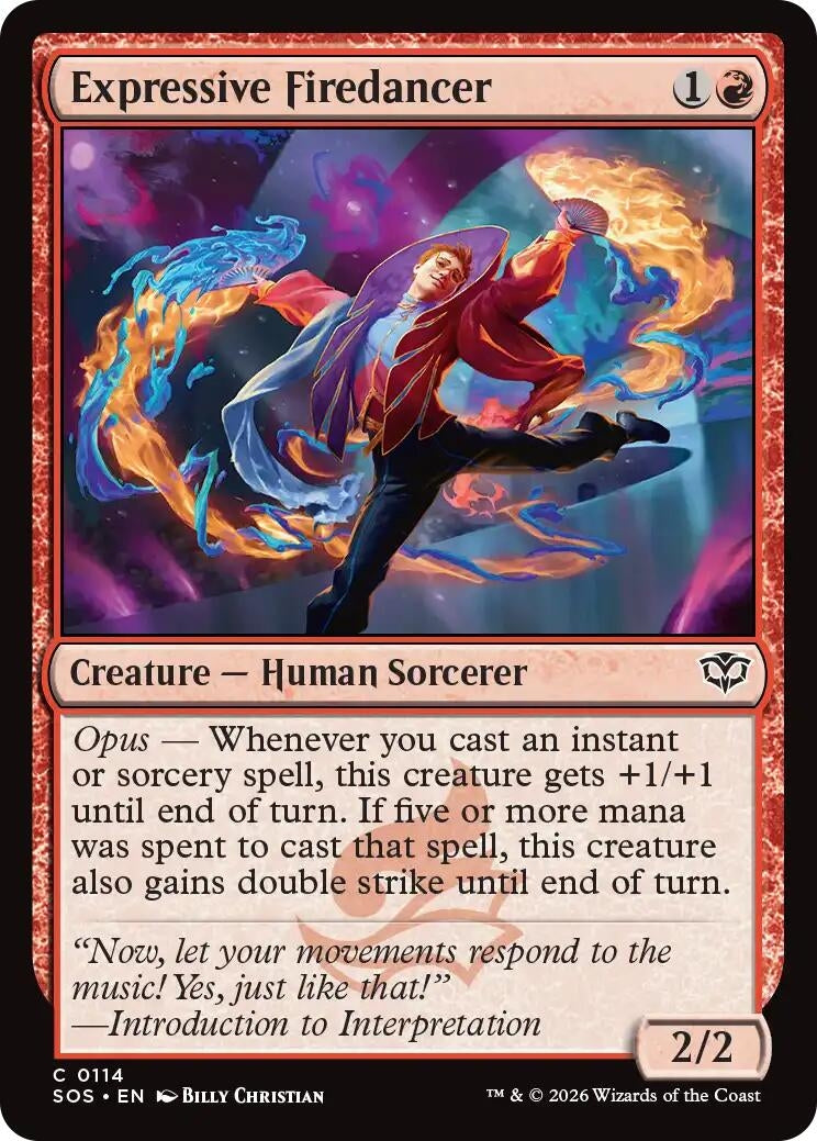 Image for Expressive Firedancer (114) (Secrets of Strixhaven) - Magic: The Gathering
