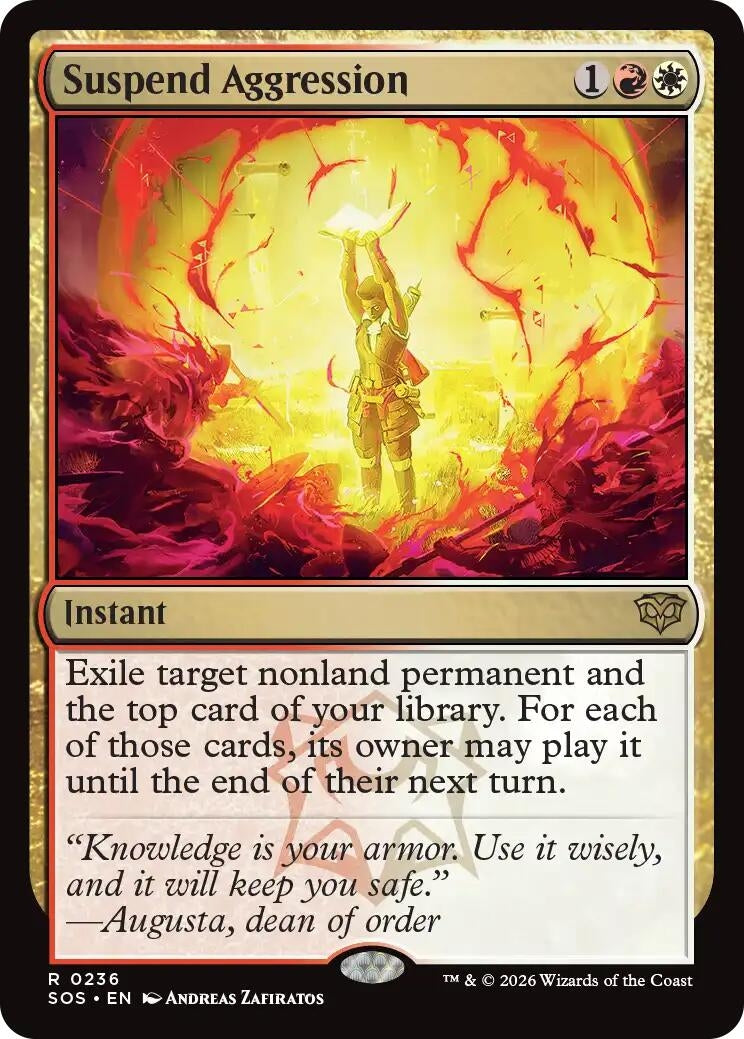 Image for Suspend Aggression (236) (Secrets of Strixhaven) - Magic: The Gathering
