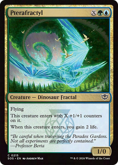 Image for Pterafractyl (215) (Secrets of Strixhaven) - Magic: The Gathering