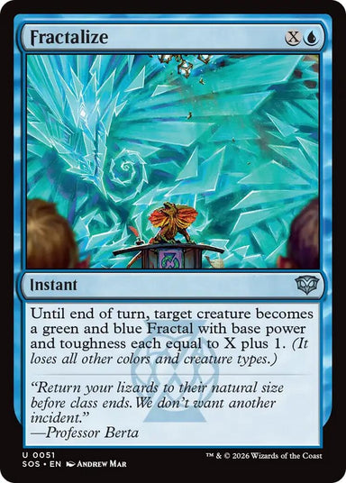 Image for Fractalize (51) (Secrets of Strixhaven) - Magic: The Gathering