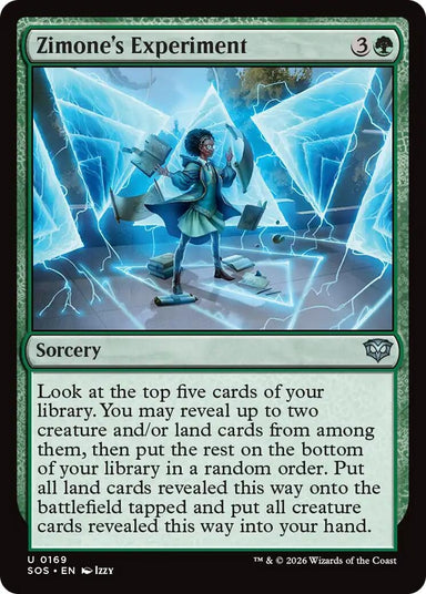 Image for Zimone's Experiment (169) (Secrets of Strixhaven) - Magic: The Gathering