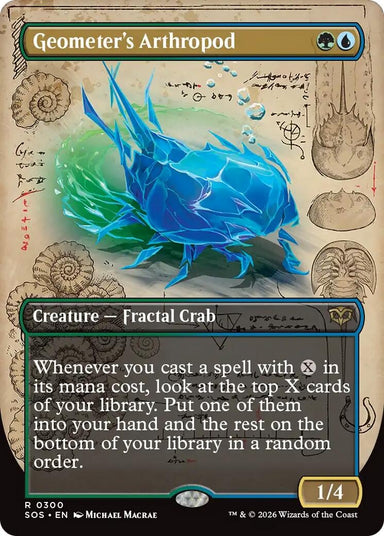 Image for Geometer's Arthropod (Borderless) (300) (Secrets of Strixhaven) - Magic: The Gathering