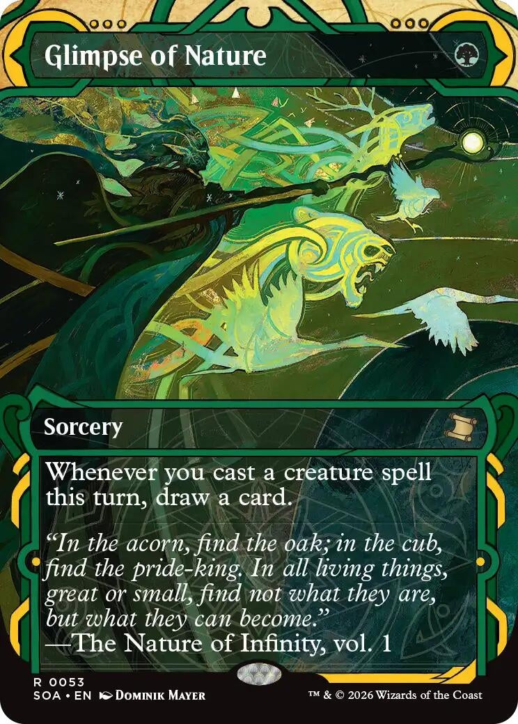 Glimpse of Nature (53) (Secrets of Strixhaven: Mystical Archive) Card Masters Glimpse of Nature (53) (Secrets of Strixhaven: Mystical Archive) Card Masters