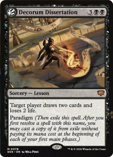 Image for Decorum Dissertation (78) (Secrets of Strixhaven) - Magic: The Gathering