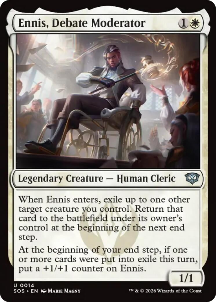 Image for Ennis, Debate Moderator (14) (Secrets of Strixhaven) - Magic: The Gathering