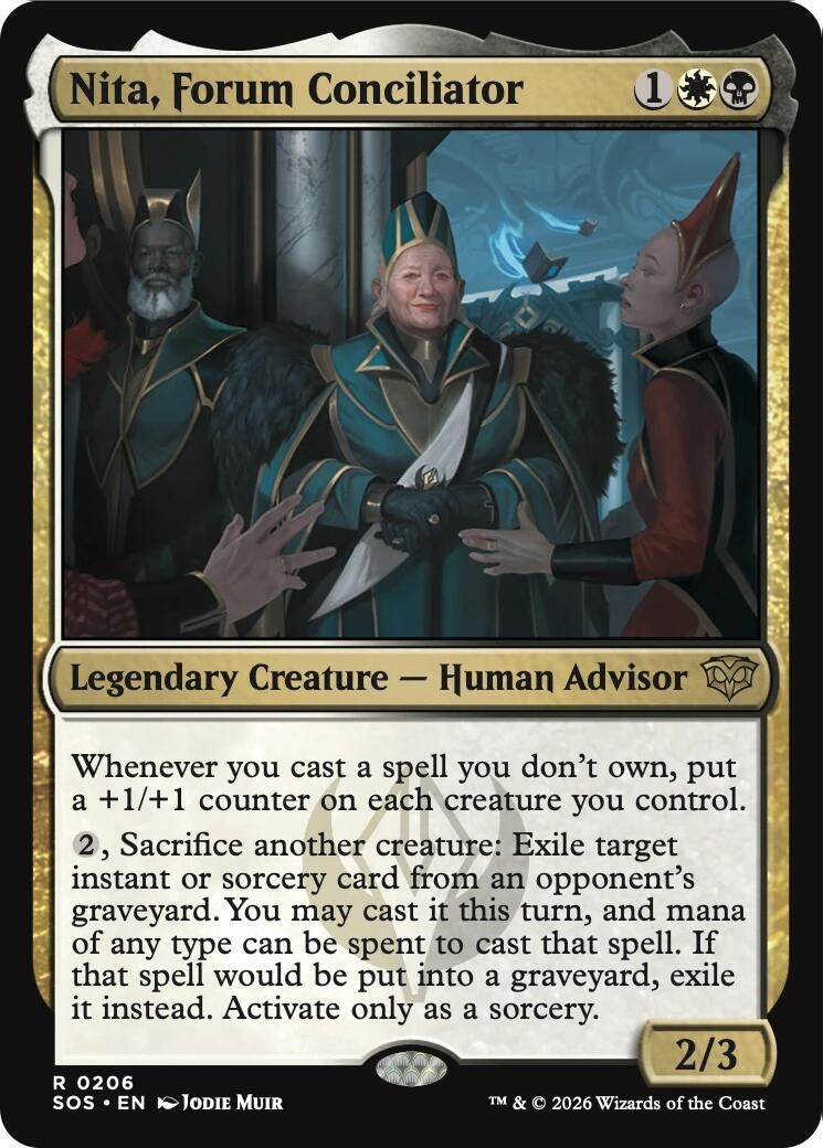 Image for Nita, Forum Conciliator (206) (Secrets of Strixhaven) - Magic: The Gathering