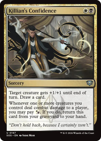 Image for Killian's Confidence (197) (Secrets of Strixhaven) - Magic: The Gathering