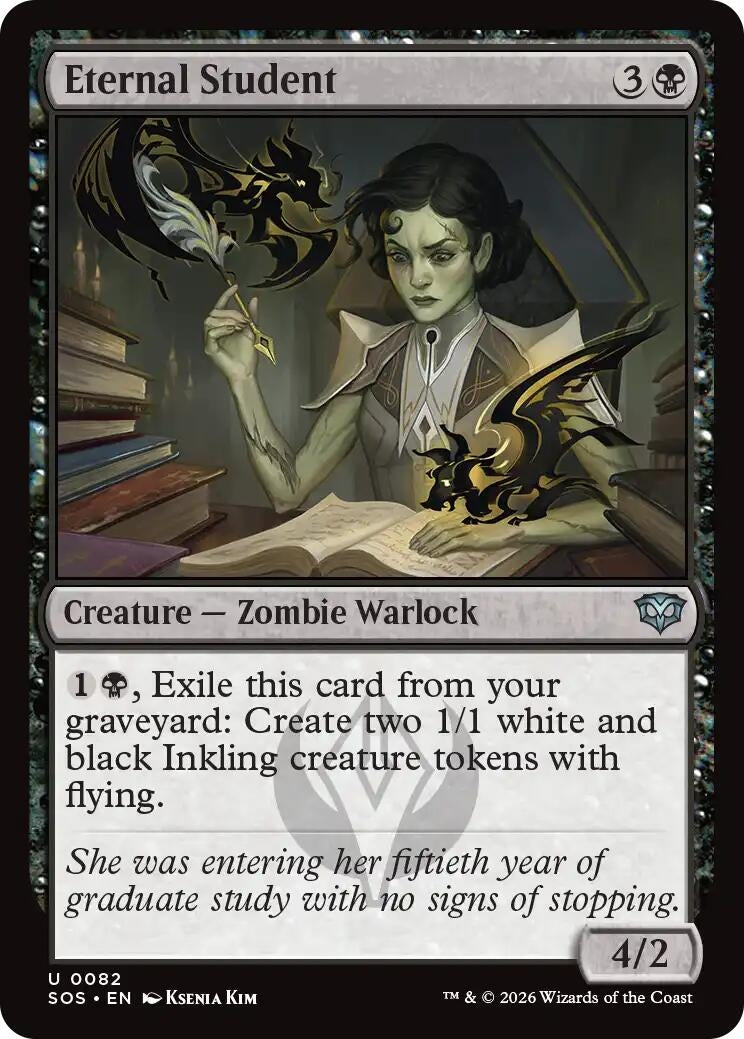 Image for Eternal Student (82) (Secrets of Strixhaven) - Magic: The Gathering