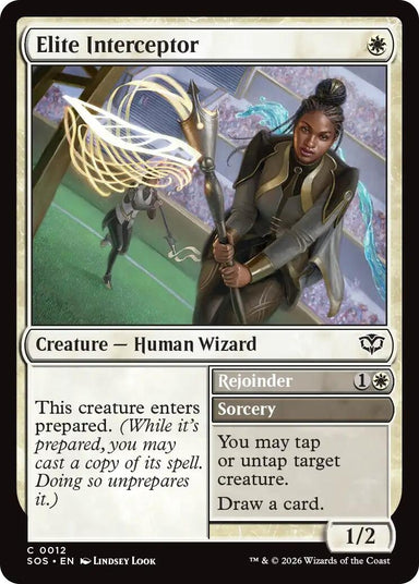 Image for Elite Interceptor (12) (Secrets of Strixhaven) - Magic: The Gathering