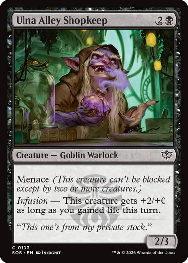 Image for Ulna Alley Shopkeep (103) (Secrets of Strixhaven) - Magic: The Gathering