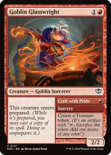 Image for Goblin Glasswright (117) (Secrets of Strixhaven) - Magic: The Gathering