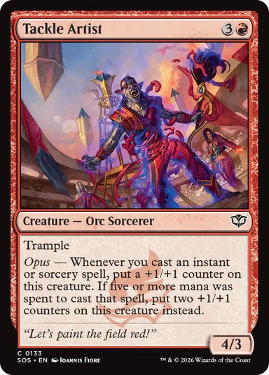 Image for Tackle Artist (133) (Secrets of Strixhaven) - Magic: The Gathering