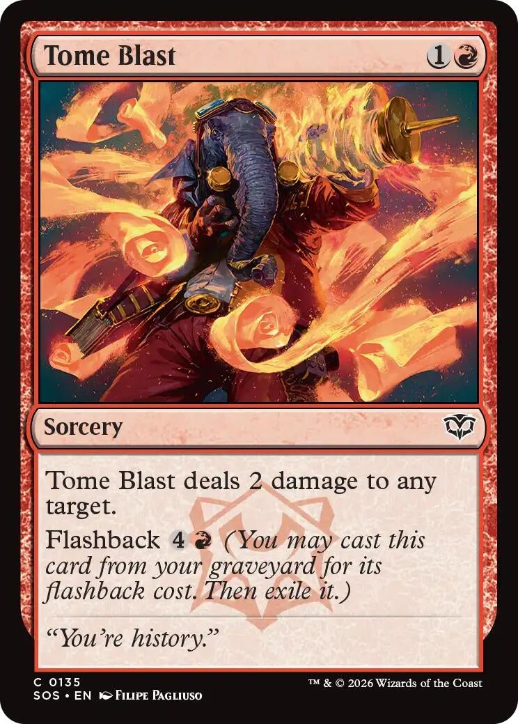 Image for Tome Blast (135) (Secrets of Strixhaven) - Magic: The Gathering