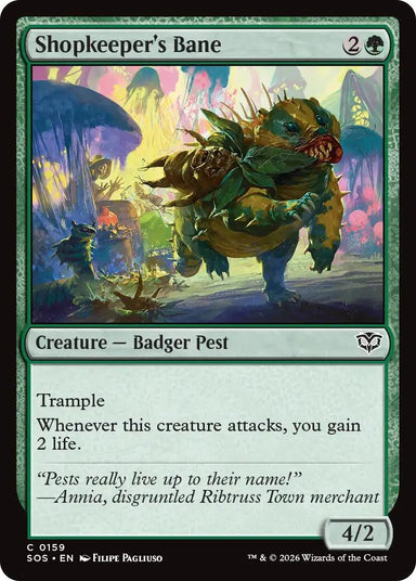 Image for Shopkeeper's Bane (159) (Secrets of Strixhaven) - Magic: The Gathering
