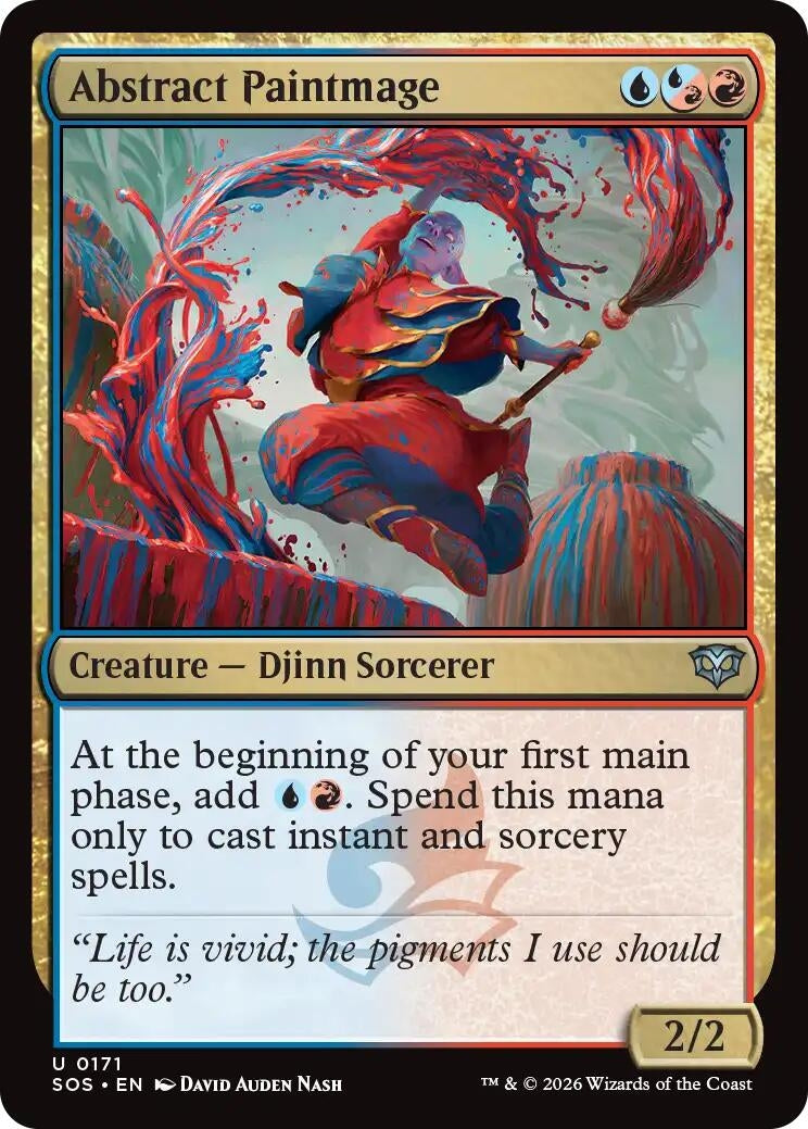 Image for Abstract Paintmage (171) (Secrets of Strixhaven) - Magic: The Gathering