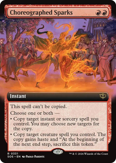 Image for Choreographed Sparks (Extended Art) (331) (Secrets of Strixhaven) - Magic: The Gathering