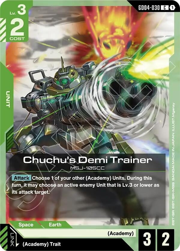 Image for Chuchu's Demi Trainer (GD04-030) (Phantom Aria) - Gundam Card Game