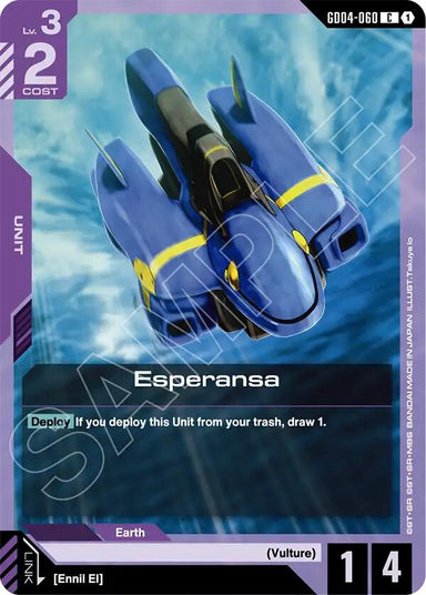 Image for Esperansa (GD04-060) (Phantom Aria) - Gundam Card Game