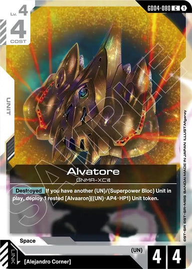 Image for Alvatore (GD04-080) (Phantom Aria) - Gundam Card Game