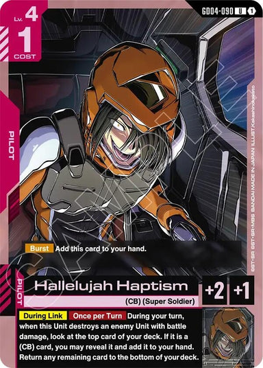 Image for Hallelujah Haptism (GD04-090) (Phantom Aria) - Gundam Card Game