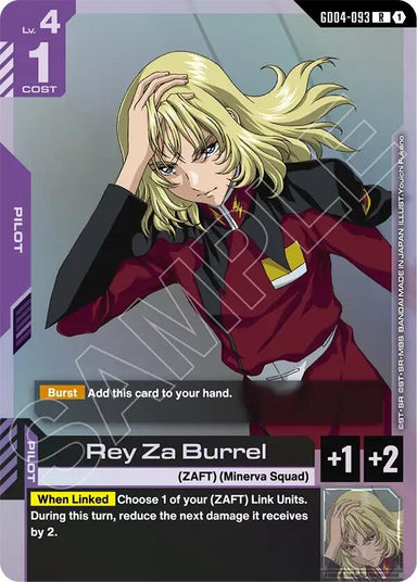 Image for Rey Za Burrel (GD04-093) (Phantom Aria) - Gundam Card Game
