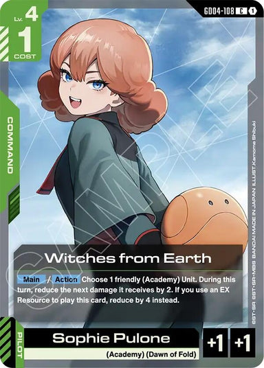 Image for Witches from Earth (GD04-108) (Phantom Aria) - Gundam Card Game