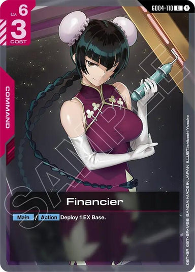Image for Financier (GD04-110) (Phantom Aria) - Gundam Card Game