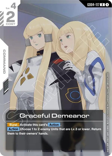Image for Graceful Demeanor (GD04-117) (Phantom Aria) - Gundam Card Game