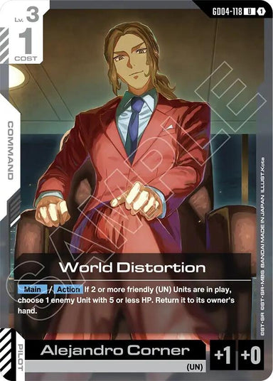 Image for World Distortion (GD04-118) (Phantom Aria) - Gundam Card Game