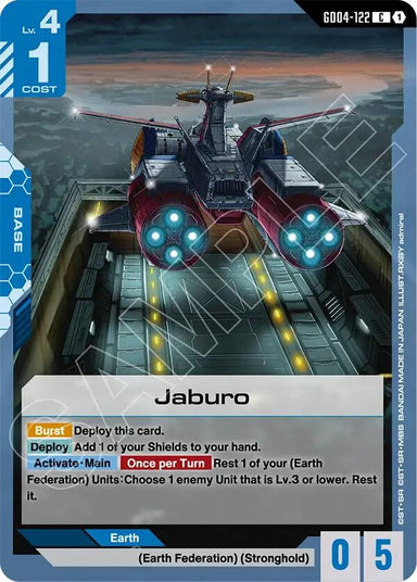 Image for Jaburo (GD04-122) (Phantom Aria) - Gundam Card Game