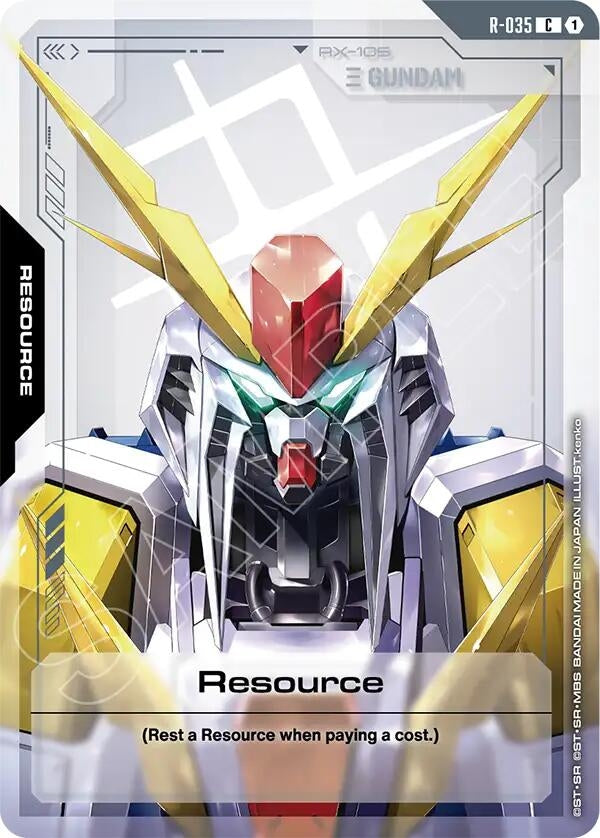 Image for Resource (R-035) (R-035) (Phantom Aria) - Gundam Card Game