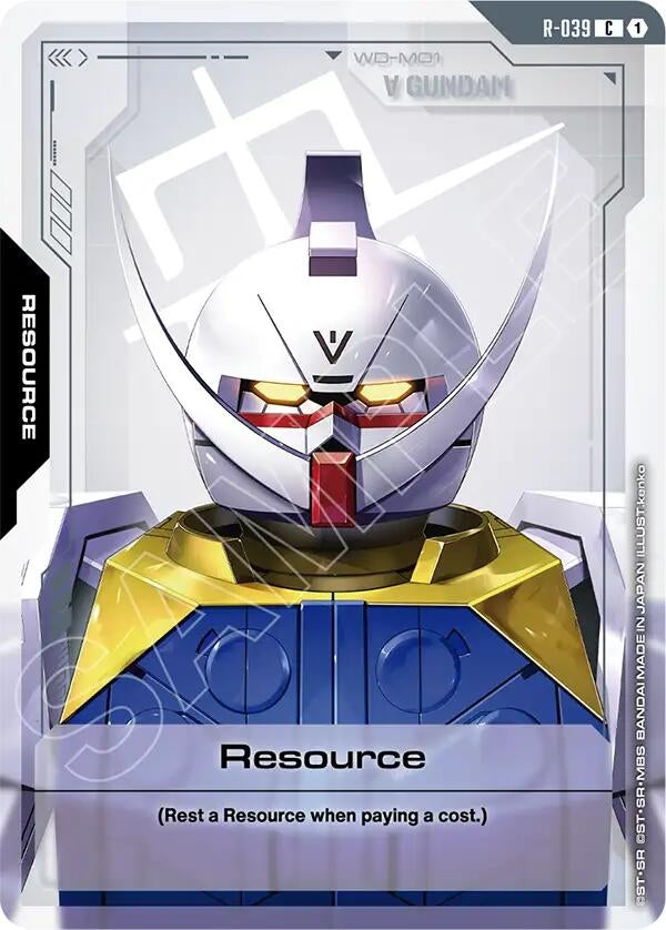 Image for Resource (R-039) (R-039) (Phantom Aria) - Gundam Card Game