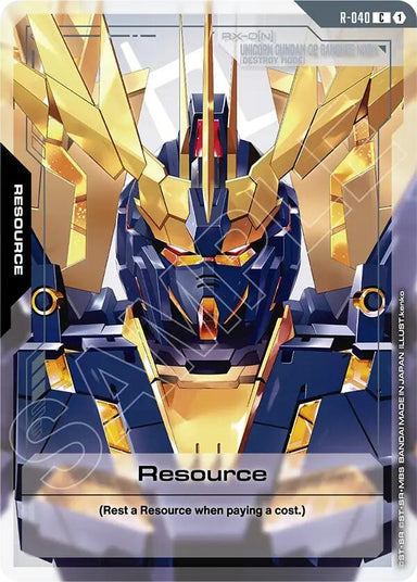 Image for Resource (R-040) (R-040) (Phantom Aria) - Gundam Card Game