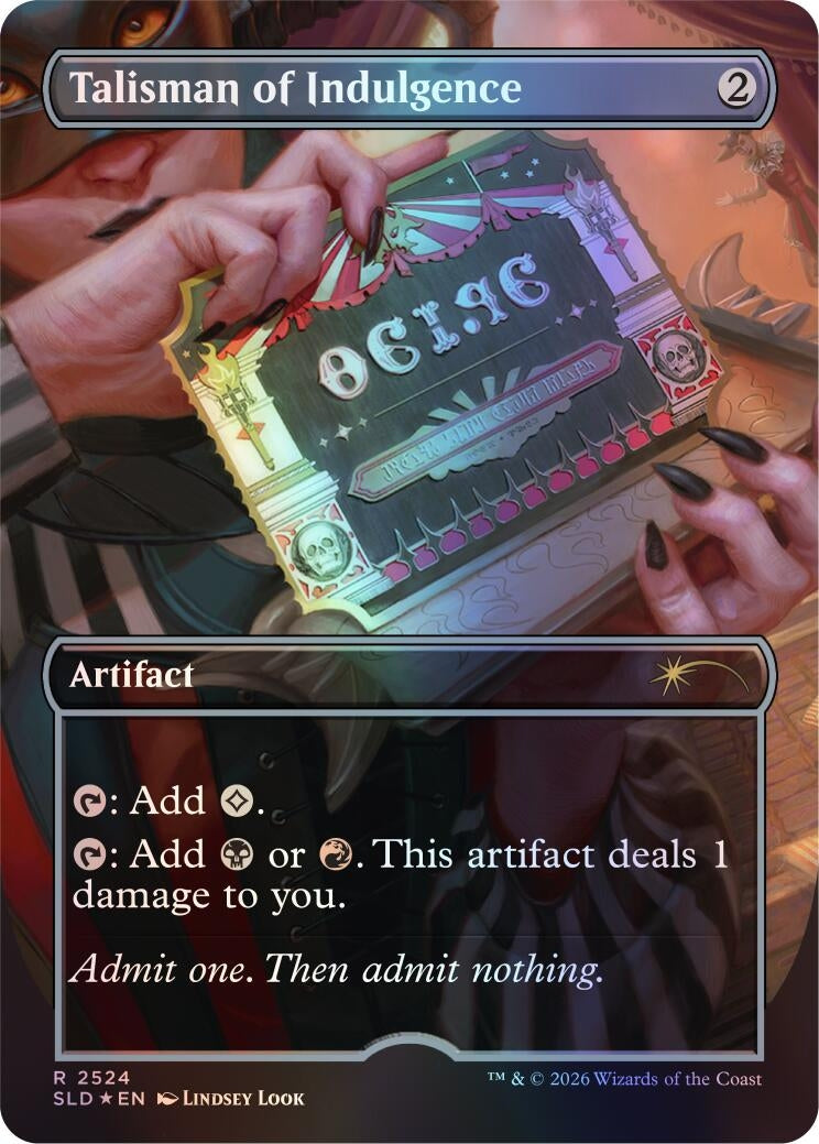 Image for Talisman of Indulgence (2524) (Secret Lair Drop Series) (SLD) - Magic: The Gathering