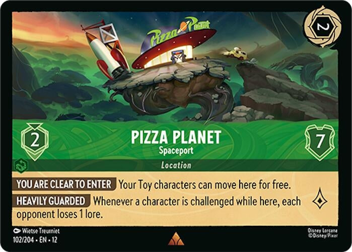 Image for Pizza Planet - Spaceport (102/204) (Wilds Unknown) - Disney Lorcana