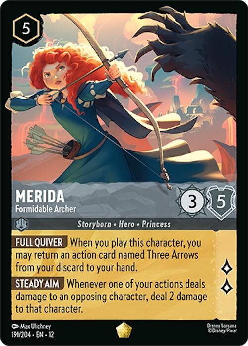 Image for Merida - Formidable Archer (191/204) (Wilds Unknown) - Disney Lorcana
