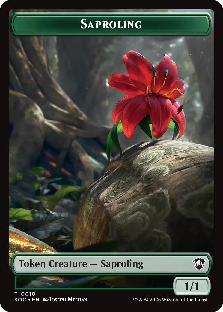 Image for Saproling // Pest (0023) Double-Sided Token (18 // 23) (Secrets of Strixhaven) - Magic: The Gathering
