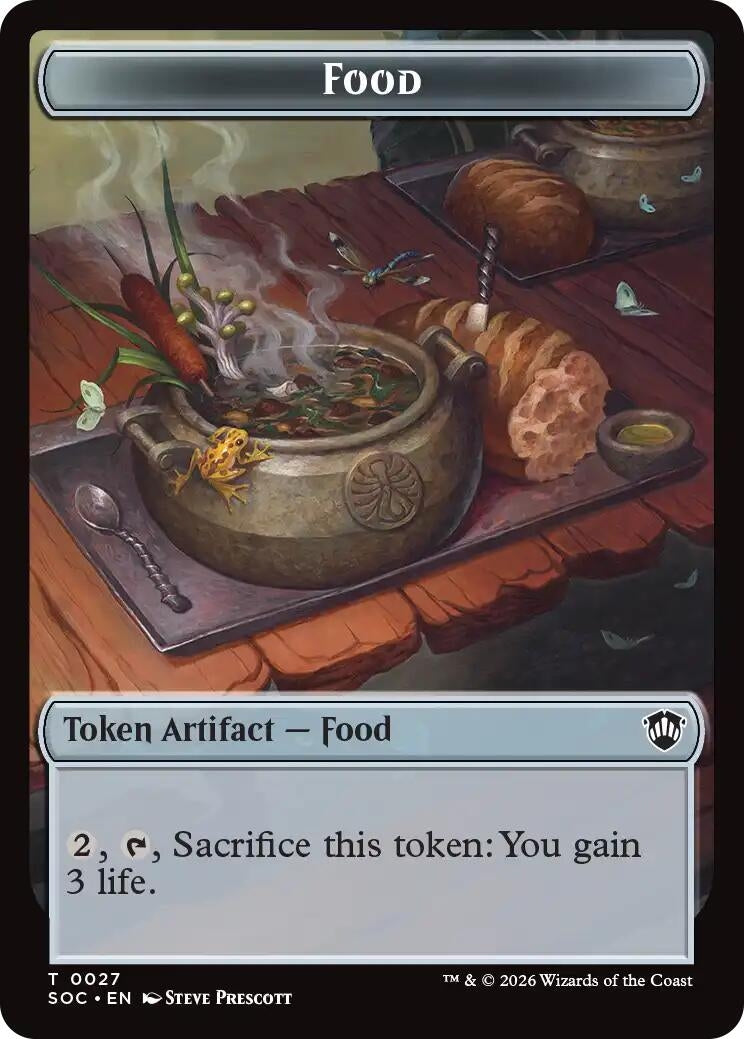 Image for Food // City's Blessing Double-Sided Token (27 // 29) (Secrets of Strixhaven) - Magic: The Gathering