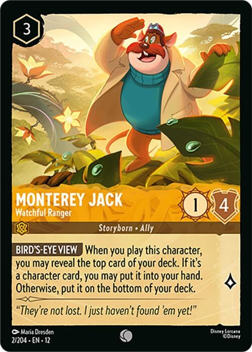 Image for Monterey Jack - Watchful Ranger (2/204) (Wilds Unknown) - Disney Lorcana