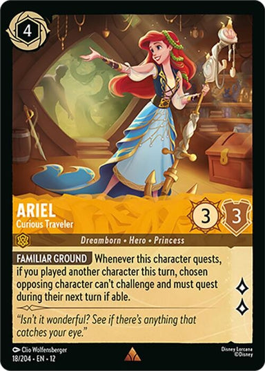 Image for Ariel - Curious Traveler (18/204) (Wilds Unknown) - Disney Lorcana