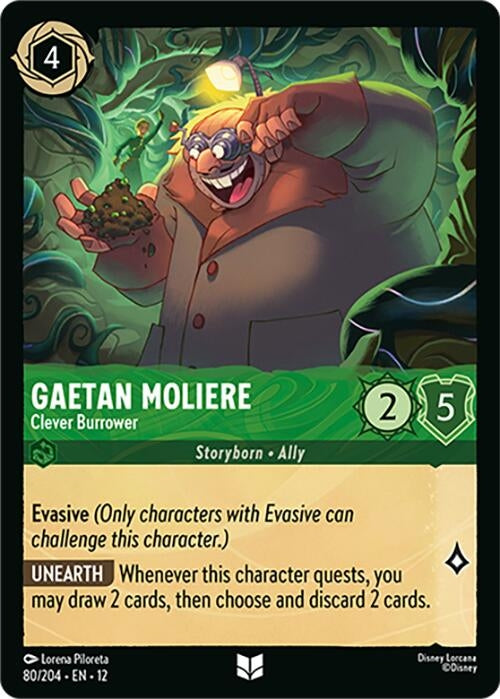 Image for Gaetan Moliere - Clever Burrower (80/204) (Wilds Unknown) - Disney Lorcana