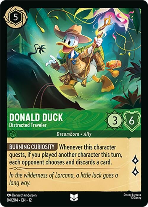 Image for Donald Duck - Distracted Traveler (84/204) (Wilds Unknown) - Disney Lorcana