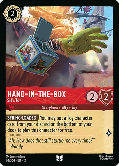 Image for Hand-in-the-Box - Sid's Toy (114/204) (Wilds Unknown) - Disney Lorcana