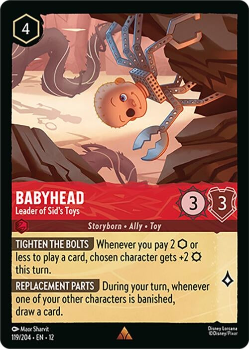 Image for Babyhead - Leader of Sid's Toys (119/204) (Wilds Unknown) - Disney Lorcana